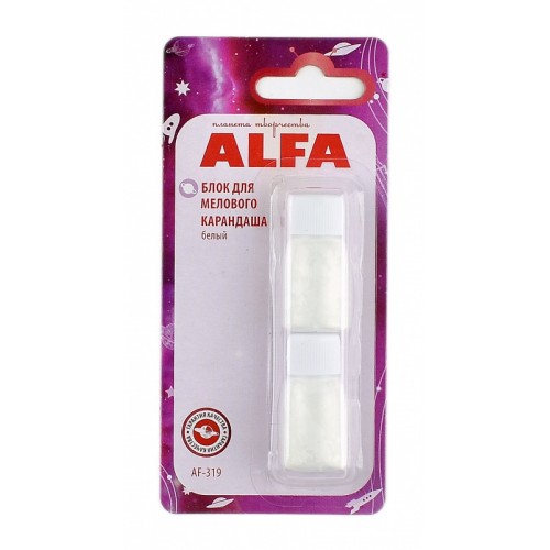Alfa AF-319 блок для мелового карандаша белый