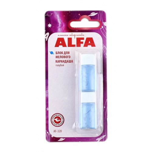 Alfa AF-320 блок для мелового карандаша голубой