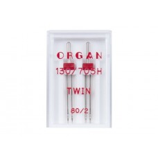 Organ иглы двойные universal 80/2 2 шт